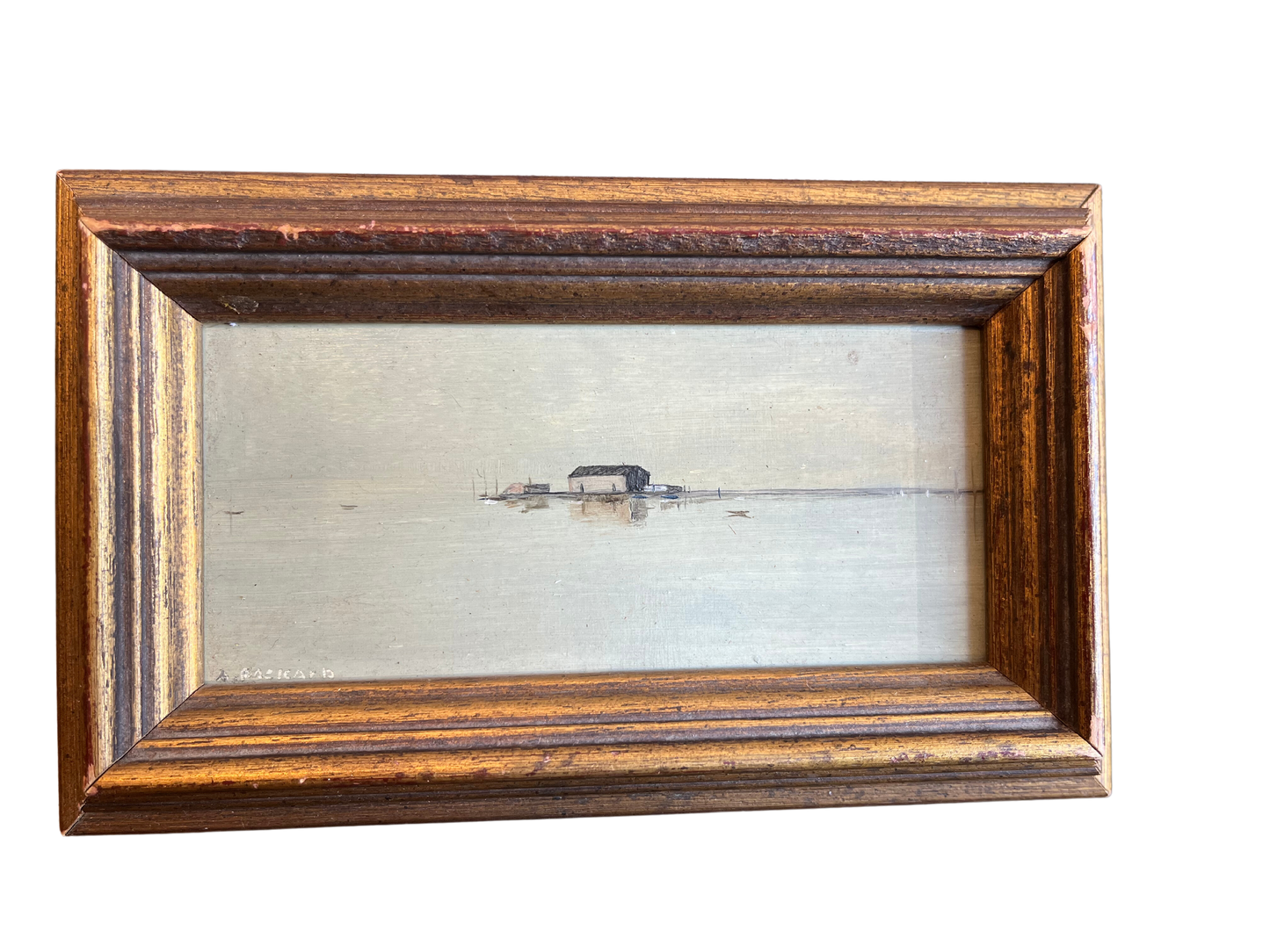 Anne Packard - Peinture à l’huile sur toile 6” x 4”