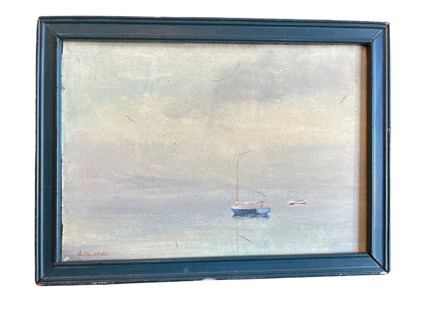 Anne Packard - Peinture à l’huile sur toile 7” x 5”